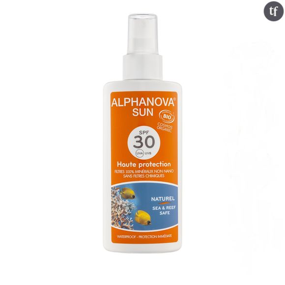 Spray protection solaire biologique SPF 30, Alphanova Sun