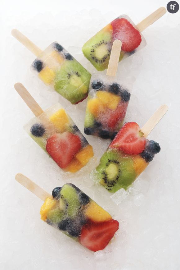La recette de la glace aux fruits frais