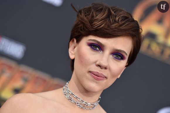 Scarlett Johansson à l'avant-première d'Avengers en avril 2018