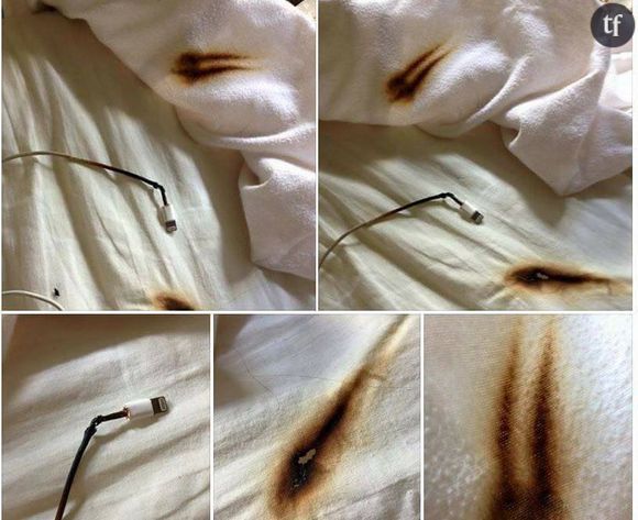 Incendie : risque de dormir avec son chargeur de téléphone