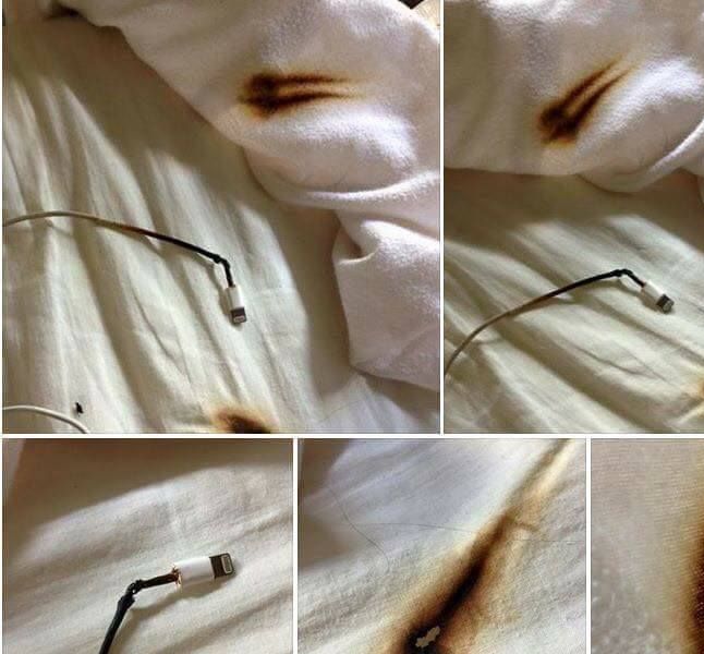 Téléphone portable : attention aux risques d'incendie près du lit ...