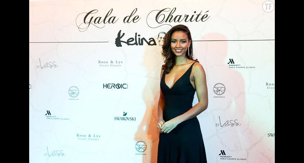 Flora Coquerel à son gala de charité pour l&#039;association Kélina