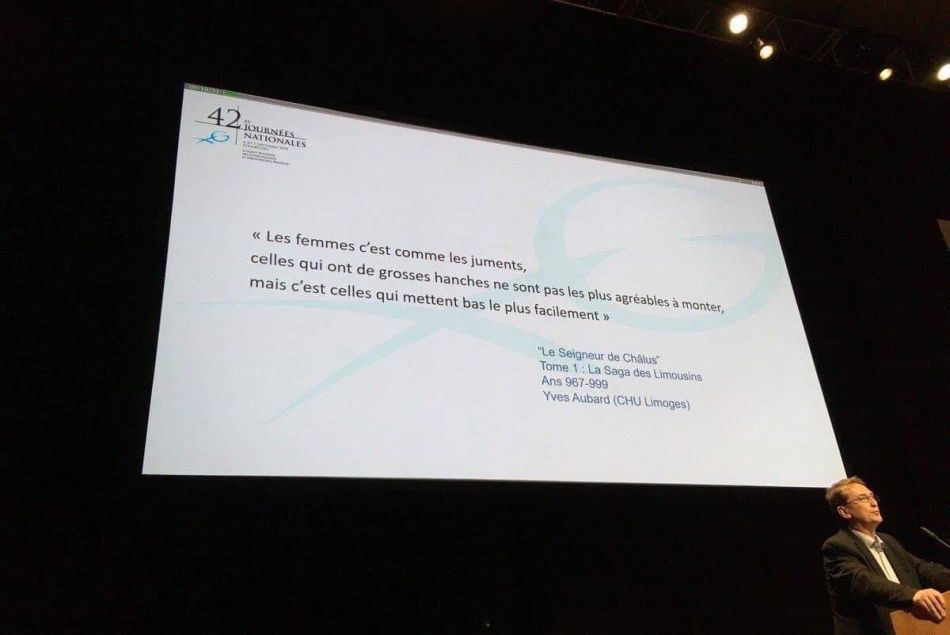 Une diapositive diffusée lors d'un colloc de gynécologie à Lille fait polémique