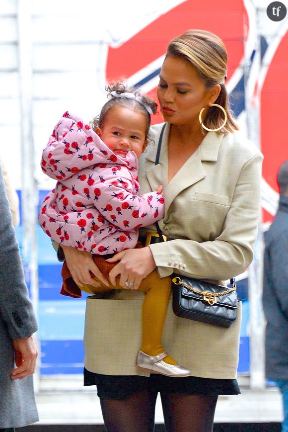 Chrissy Teigen et sa fille Luna