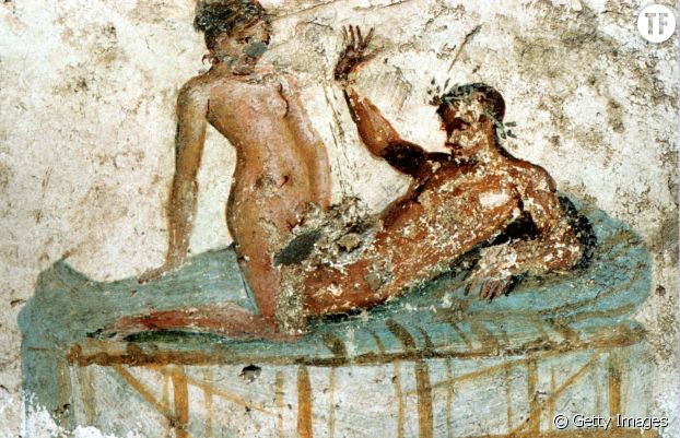 Les fresques murales érotiques de Pompéi.