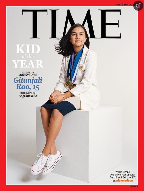 La jeune scientifique Gitanjali Rao nommée "Enfant de l'année" par le Time magazine.