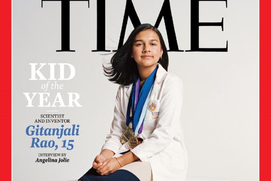 La jeune scientifique Gitanjali Rao nommée "Enfant de l'année" par le Time magazine.