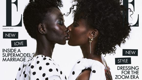 Le baiser lesbien de la mannequin Aweng Ade-Chuol pour moucher les homophobes