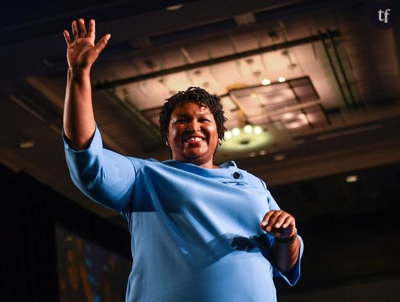 L'afroaméricaine Stacey Abrams, l'une des étoiles montantes du parti démocrate. 