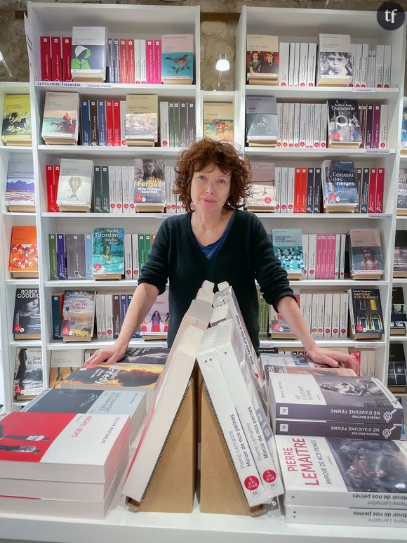 Agnès Binsztok, libraire et éditrice de livres en grands caractères