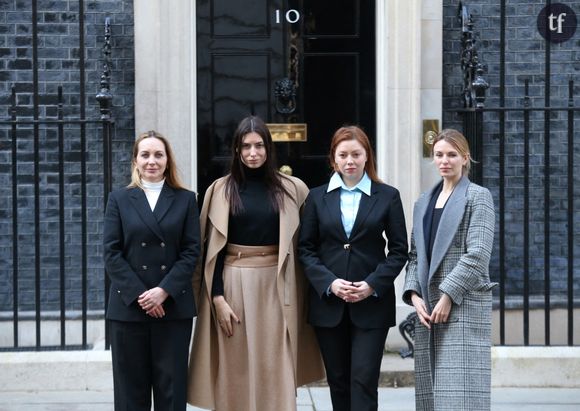 Les députées ukrainiennes lena Khomenko, Lesia Vasylenko, Alona Shkrum et Maria Mezentseva reçues à Londres