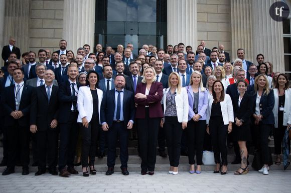 Les députés du Rassemblement national (RN) à l'Assemblée Nationale le 22 juin 2022