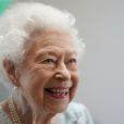  La reine Elisabeth II d'Angleterre lors de l'inauguration de l'hospice de la Tamise à Maidenhead, Berkshire, Royaume Uni, le 15 juillet 2022. 