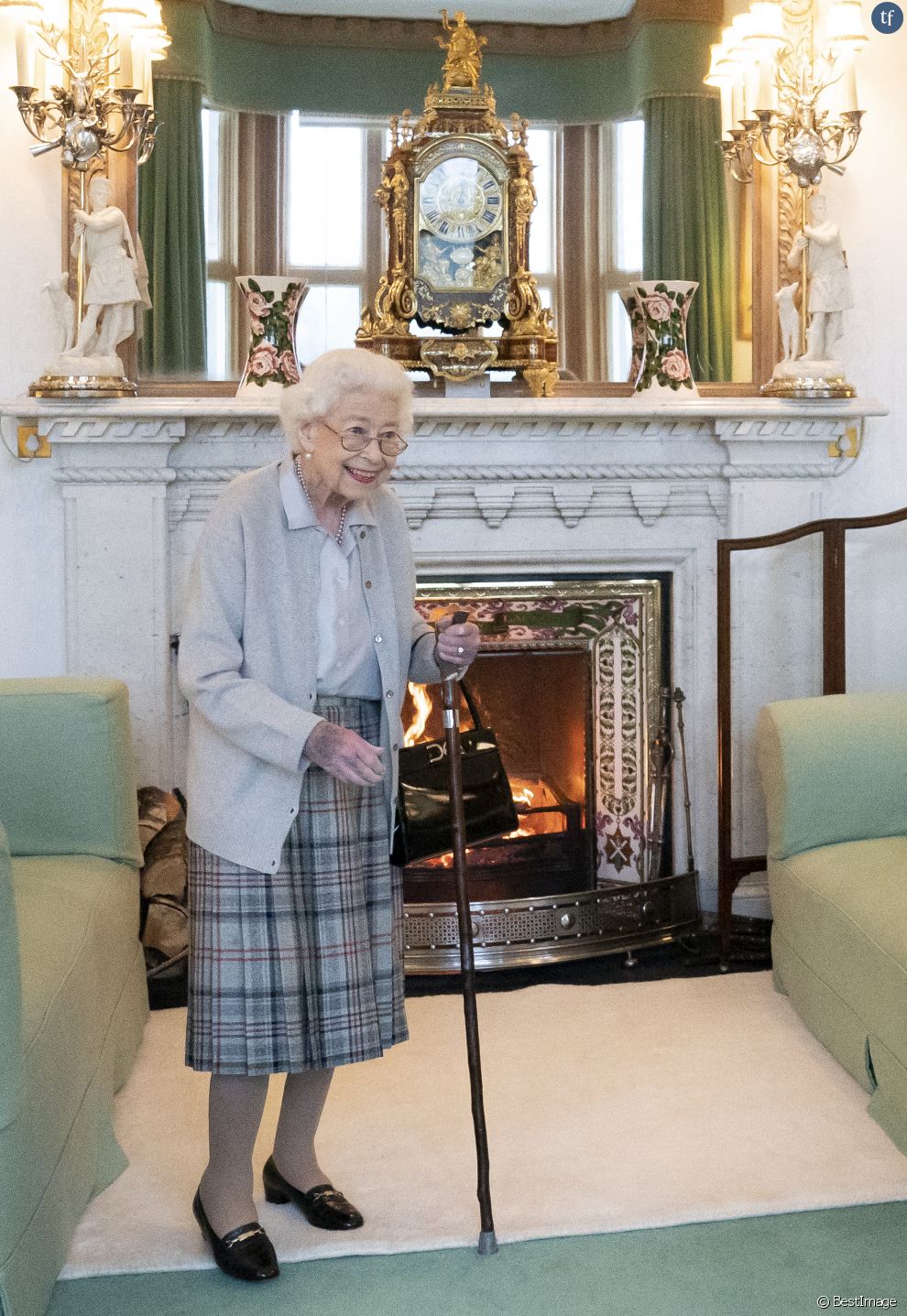  La reine Elisabeth II d&#039;Angleterre reçoit Liz Truss, nouvelle Première ministre britannique, à Balmoral pour lui demander de former un nouveau gouvernement, 6 septembre 2022 