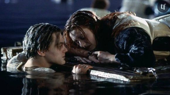Jack (Leo DiCaprio), Rose (Kate Winslet) et la fameuse porte de "Titanic"