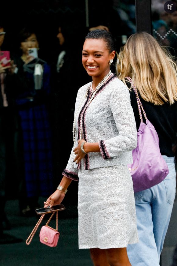 Sophie Wilde - Arrivées au défilé de mode prêt-à-porter automne-hiver 2023/2024 "Chanel" lors de la fashion week de Paris. Le 7 mars 2023 © Christophe Clovis-Veeren / Bestimage 