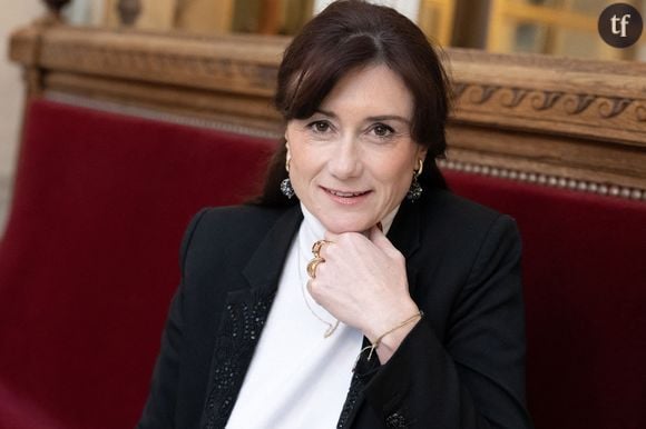 "Je ne suis pas venue parler de moi. Mon devoir est de sensibiliser au fléau de la soumission chimique, dont on ne peut plus détourner le regard. On peut tous subir ce que j'ai subi", a poursuivi la députée, qui dit souffrir de "stress post traumatique".
Deputy of the group Democrate (MoDem et Independants), Sandrine Josso poses during a session photo in the garden of National Assembly, on November 23, 2022 in Paris, France. Photo by David Niviere/ABACAPRESS.COM