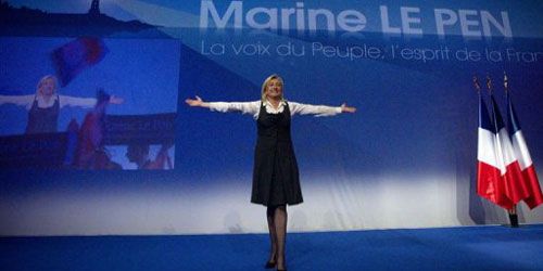 Marine Le Pen, candidate du Front National