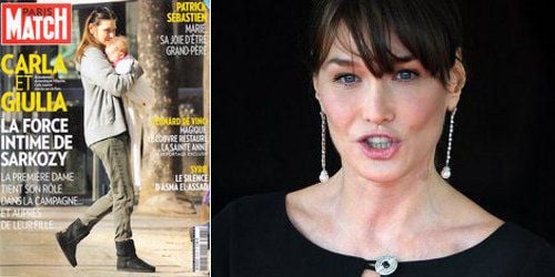 Photos de Giulia : Carla Bruni-Sarkozy en colère contre les médias