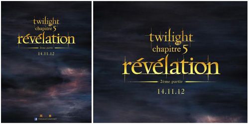 Twilight 5 : une affiche française sans Pattinson ou Stewart