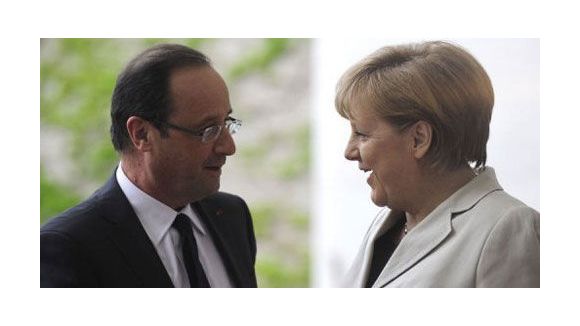Merkel et Hollande s'entendent sur la Grèce, moins sur la croissance