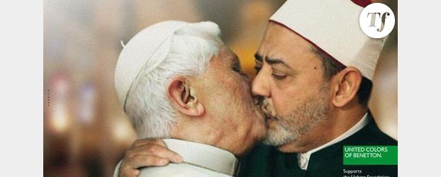 Baiser du Pape et de l'imam : le Vatican pardonne à Benetton
