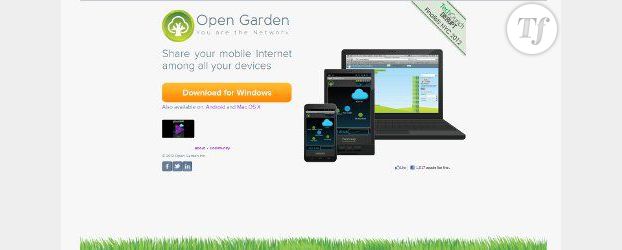 « Open Garden » : une appli pour partager sa connexion Internet