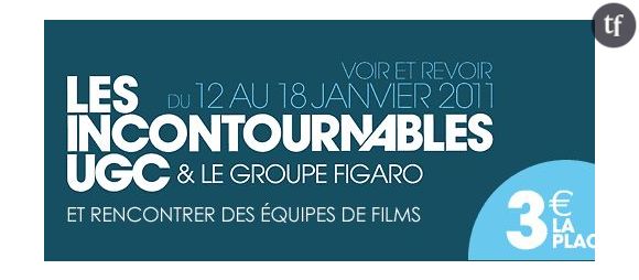 Cinéma : « Les incontournables » à 3 euros  chez UGC du 12 au 18 janvier 2011