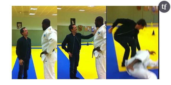 Gad Elmaleh "pète la gueule" à Teddy Riner [Vidéo]