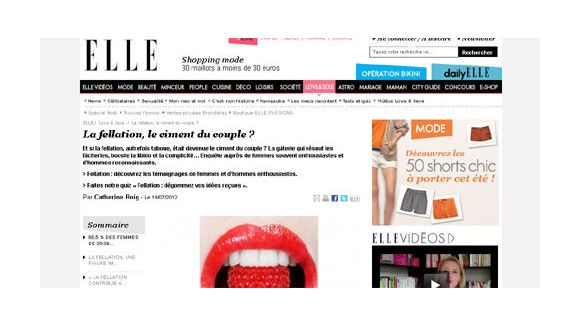 Avec sa pipe, le Elle se taille une mauvaise réputation