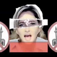 Madonna n'enlèvera pas la croix gammée du front de Marine Le Pen