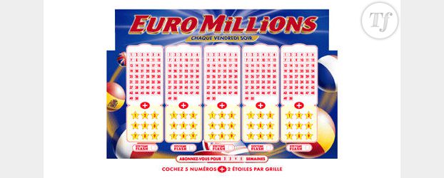 Euromillions : 5 numéros et 2 étoiles pour une cagnotte de 153 millions le 31 juillet 