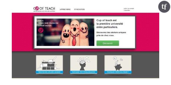 Cup of teach : vous prendrez bien un cours entre particuliers ?