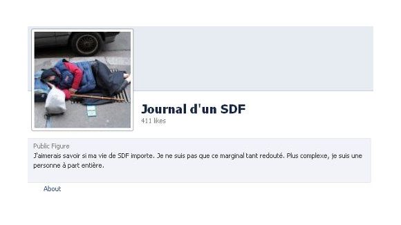Facebook : SDF, il témoigne de son quotidien sur le réseau social