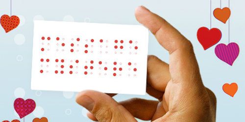 Saint-Valentin : déclarez votre amour en braille