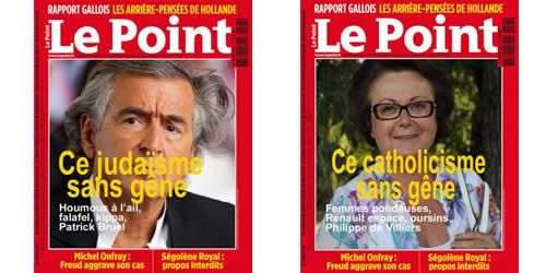 Le Point : sa Une qui gêne détournée