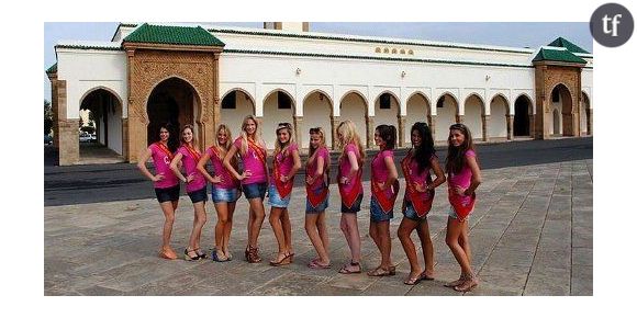 Les Miss belges choquent le Maroc en posant court-vêtues devant une mosquée