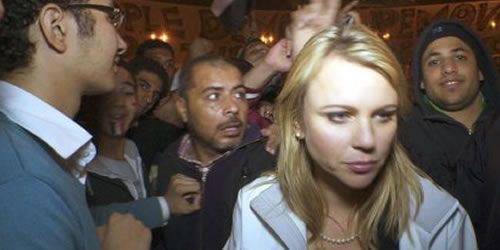 Lara Logan, une journaliste agressée sur la place Tahrir pendant les manifestations en Egypte