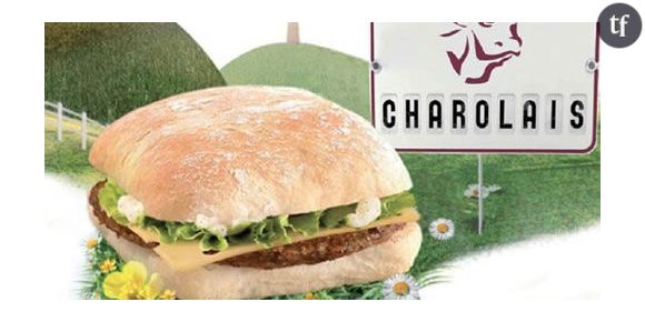 Mc Donald’s lance le premier hamburger « 100% bœuf charolais »