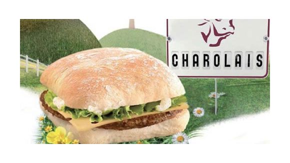 Mc Donald’s lance le premier hamburger « 100% bœuf charolais »