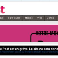 Le Monde.fr et Le Post.fr sont en grève aujourd’hui