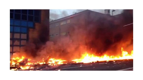 Crash d'un hélicoptère à Londres