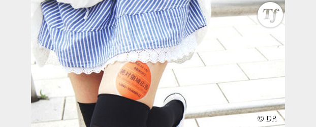 Japon : les cuisses des jeunes femmes, nouveaux supports publicitaires