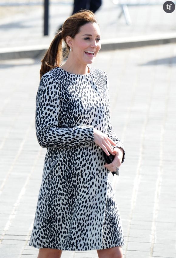 Kate Middleton en visite officielle dans le Kent le 11 mars 2015.