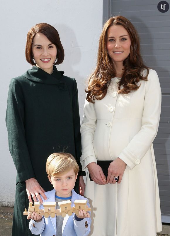 Kate Middleton et Michelle Dockery (Lady Mary Crawley)