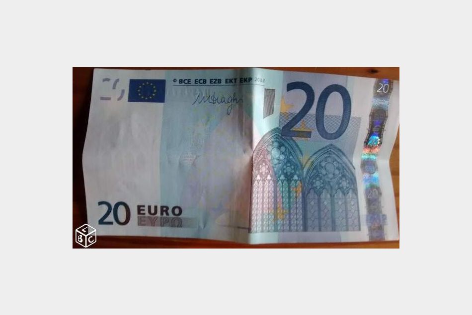 Un billet de 20 euros pas comme les autres