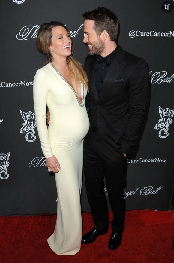 Blake Lively et son mari Ryan Reynolds attendant la venue de leur petite James.