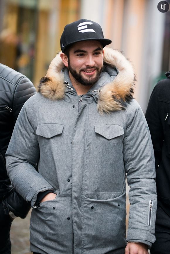 Kendji Girac en promotion à Mons (Belgique) le 28 janvier 2015 .