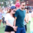  Robert Pattinson et Kristen Stewart au festival de Coachella en avril 2013.  