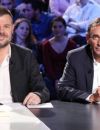 Eric Naulleau et Eric Zemmour sur le plateau de leur émission sur Paris Première